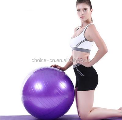 China Durable Fitness Ball 65cm Yoga GymBall With Hand Pump for sale