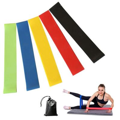 China Durable 5 Pieces For Latex Exercise Resistance Loop / Band Set Band for sale