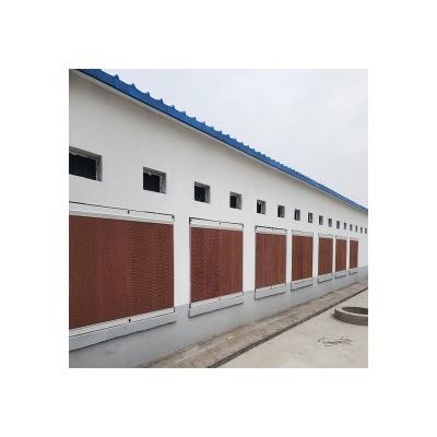 China Farms Factory Customized New Product Cooling Pad Frame Greenhouse Cooling Pad System for sale