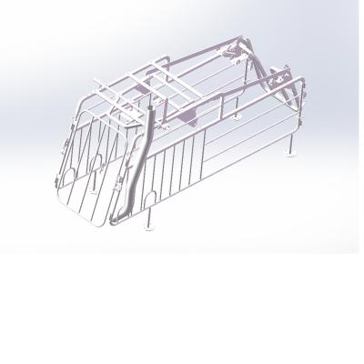 China Farms Hot Sale Professional Lower Price Farrowing Sow Crate Newly Designed Farrowing Crates for sale