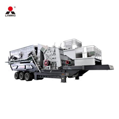 China Primary Gross & medium crusher in mine mobile crusher portable mobile impact crushing and screening machine price mountain stone crusher line for sale