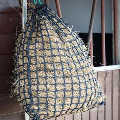 China PP/PE/Nylon Farmer Green White Hay Net Slow Feed Hay Net Slow Feeder for sale