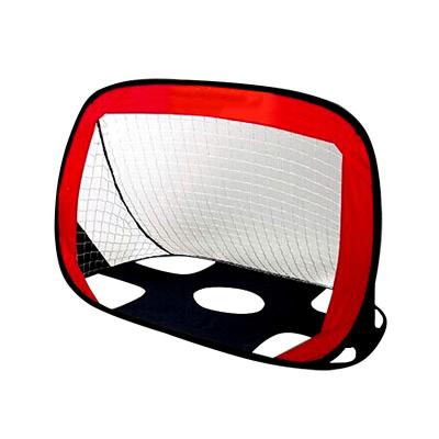 China 210 D Oxford Cloth 2 in 1 Noise Proof Kids Soccer Goal Portable Soccer Net Target with Carry Bag Perfect for Backyard Indoor Outdoor Sports for sale