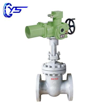 China Motorized General Used For Water Oil Gas Flange Connection Gate Valve With 220V 380 Electric Actuator for sale