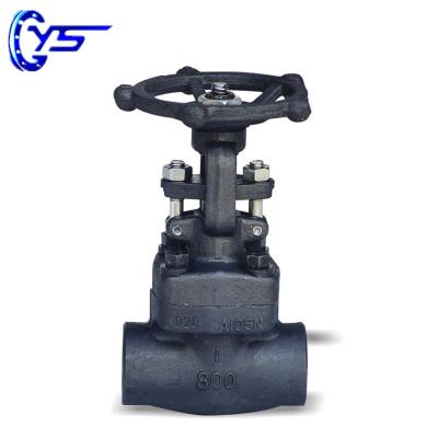 China General High Quality Forged Steel PN25 PN40 PN63 PN100 Gate Valve With Hand Wheel for sale