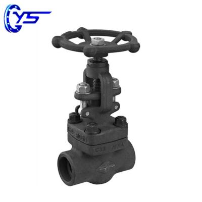 China General High Pressure Forged Technical Manual Gate Valve A105 With Weld End for sale