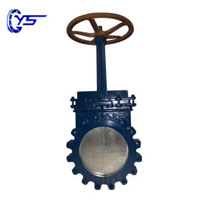 China General Good Sealing WCB Body SS201 Disc Knife Sealing Two Way Gate Valve For Water for sale