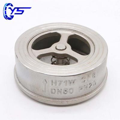 China H71W CF8 DN50 PN25 General Lifting Non Return Non Return Poppet Valve for sale