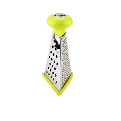 China Sustainable High Quality Stainless Steel Fruit Vegetable Cheese Grater With Three Sides for sale