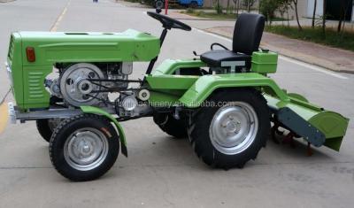 China Hot selling farm tractor russia minitractor /12hp 15hp four wheel motoblok price for sale