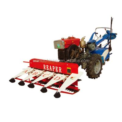 China Farm havester use farm walking tractor small tractor havester mini grain harvester for sale