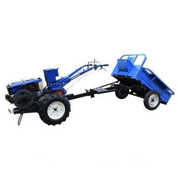 China food & Beverage Factory Walking Tractor With Trailer for sale