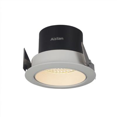 China Nordic Modern High Radiation Aisilan Lighting 7W Anti-glare Led Honeycomb Fixture Recessed LED Spot Light Downlight for sale