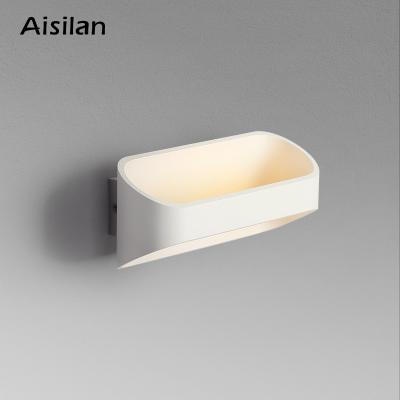 China Rectangular Antique Farmhouse Aisilan Hotel Indoor Decorative Slim Down Wall Lights Lamp for sale