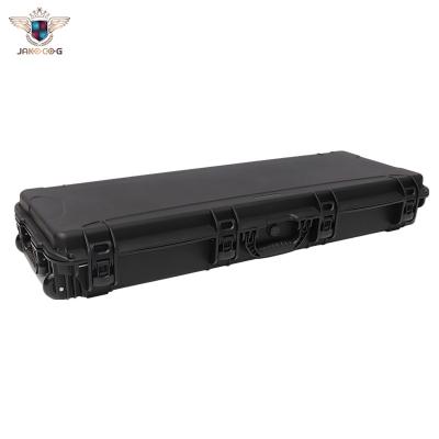 China AK12# Black Protective Plastic Wholesale Customized High Quality Dustproof Shockproof Carry Tool Case With Handle for sale