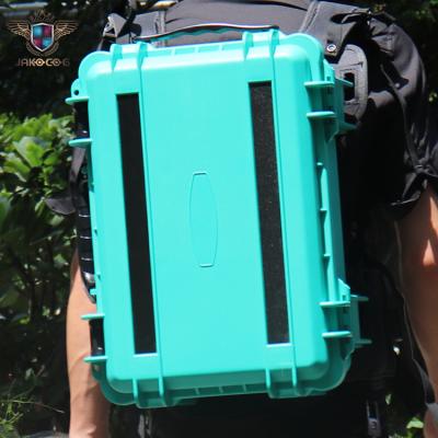 China Manufacturer High Quality Waterproof Shockproof Dustproof Thicken Large Tool PP Storage Case Outdoor Equipment Case Practical Waterproof Plastic Backpack Case for sale