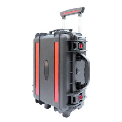 China Portable Wholesale Alu Rugged Hard Box Ip67 Rolling Plastic Case Equipment Shockproof Dustproof Waterproof Tool Suitcase for sale