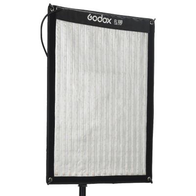 China Godox FL100 100W LED Portable Rollable Video Light Rollable Fabric Cloth Lamp with Controller Remote Control Factory Price for sale