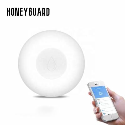 China Wholesale TUYA Manufacturer HONEYGUARD HSA007 Smart Water Flood Sensor App Wifi Water Leak Alarm Remote Control Wireless Detector for sale