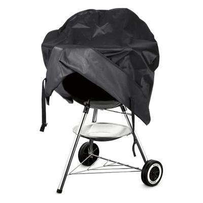 China Dustproof The Most Popular Durable Waterproof custom Bbq Grill Cover Oxford Cloth Outdoor Black Barbecue Cover for sale