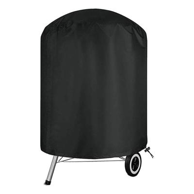 China Dustproof Hot Sale Water Resistant Dustproof Waterproof custom Bbq Grill Cover Oxford Cloth Black Barbecue Cover for sale