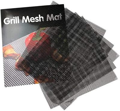 China Dustproof Great Material Best Reputation Wholesale Custom Fiberglass Non-Stick Grill Net High Temperature Silicon Grill Paint Mat for sale