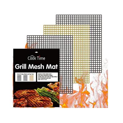 China Dustproof Great Reputation Splendid Quality Fiberglass Non-Stick Grill Net Silicon Grill Paint Mat for sale