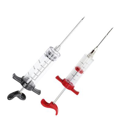 China Easily Cleaned Splendid Production Large Capacity Turkey Meat Syringe Marinade BBQ Meat Syringe with Stainless Steel Needle for sale