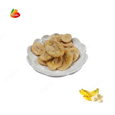 China Full Size Delicious Snacks Vacuum Fried Banana Vacuum Fried Banana Chips for sale