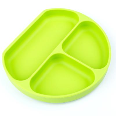 China Baby Feeding Kids Non Slip Easy Clean Tableware Melamine Silicone Suction Bowl Baby Food Dish Sets for sale