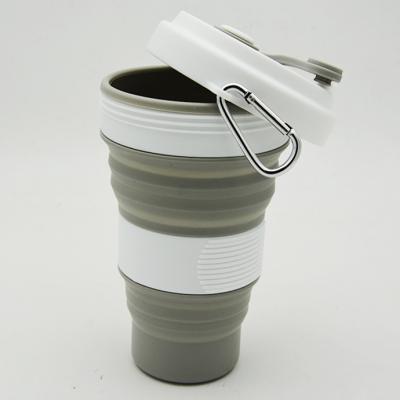 China Eco - Friendly Recyclable Silicone Collapsible Heating Water Drinking Coffee Cups For Kids for sale