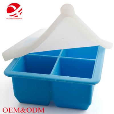 China 100% Viable Material Silicone Ice Tray Heart Shape Cake Tools with Best Quality and Low Price for sale