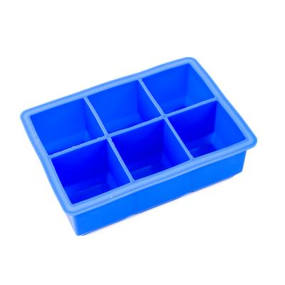 China Food Grade Dishwasher Safe Sustainable 6 Ball Easy Stock Mold Custom Ice Cube Tray for sale