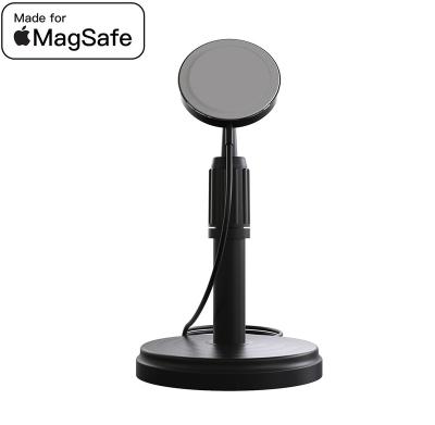 China For iPhone 13/12/12 Pro/12Pro Max/11/11 Pro/X/XR/X MFi Magnetic Safe Fast Charging Mobile Phone Holder Fast Charging Magnetic Wireless Charger For iPhone 13/12/12 iPhone 13/12 for sale