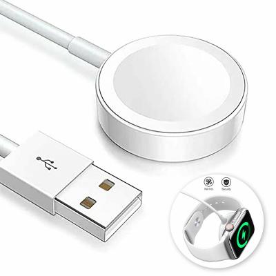 China Wireless Watch Charger For Apple Watch iWatch Series 38/40/42/44mm 6 5 4 3 2 1 Dock USB Cable Charger Magnetic Charging Portable Wireless Charging Cord for sale