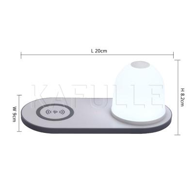 China Highly Popular Mobile Phone Bedside Lamp Wireless Charging Creative Decorations for sale