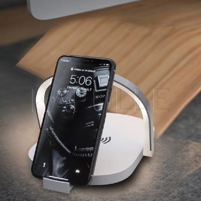 China Modern Smart Phone 3 in 1 Charger Night Light Pad Table Lamp Charging Led Wireless Charger Light High Quality for sale