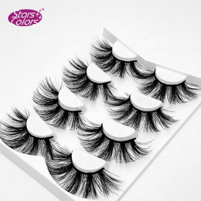 China Crisscross Customize Faux Mink Lashes Real 3d Mink Eyelashes 17mm 18mm 20mm 25mm Eyelashes for sale