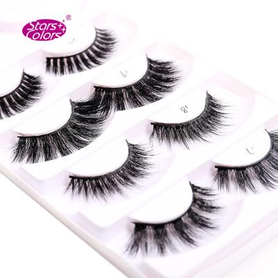 China Wholesale 3D High Cruelty 3D Effect Mink Eyelashes Private Label False Eyelash Free Seller Accept OEM Service for sale