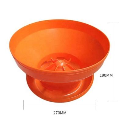 China Save Multiply Cost Plastic Poultry Chicken Farm Chicken Chick Pan Feeder Tray Commercial Automatic Feeder for sale