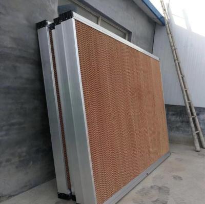 China Chicken Greenhouse Equipment Air Conditioner Water Cooling Pad Workshop Evaporative Air Cooler for sale