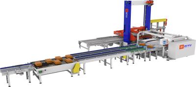 China Automatic Dual Channel Gantry Beverage Palletizer Machine 150carton/Minute ODM for sale