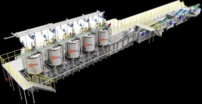 Chine Cylindre hydraulique à double porte de pasteurisation de stérilisation à vendre