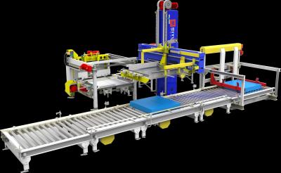 China Sistema de paletización automatizado de 150L/min Paletizador para línea de producción de bebidas en venta