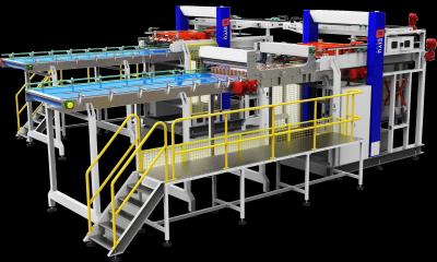 China PLC-Industrielle Vollkanister Getränke-Palletizer Hochgeschwindigkeit 15 kW 380 V zu verkaufen