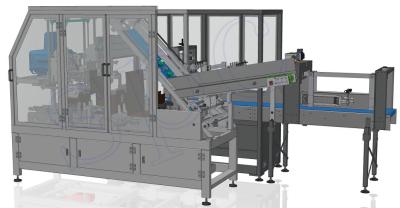 China Tetra Brik Flaschen automatische Fall Packer Maschine angepasst zu verkaufen