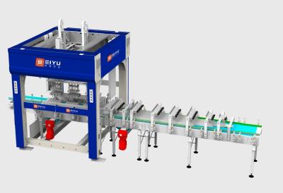 China 16KW Egg Tray H Bot High Speed Case Packer Machine For Bottled Canned Products for sale