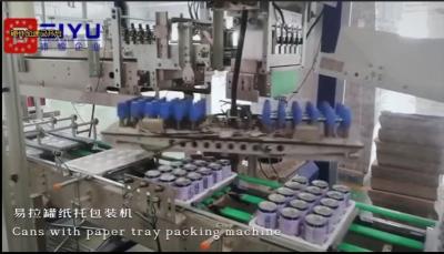 China Máquina de embalaje de cajas industriales a medida Embalaje de cajas horizontales para la bandeja de papel en venta