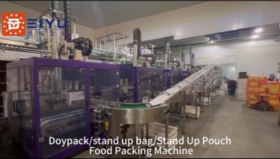 China Doypack Tasche Lebensmittel automatische Fall Verpackungsmaschine PLC gesteuert zu verkaufen