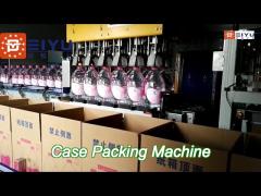 mineral water bottle case packer packaging machine single column